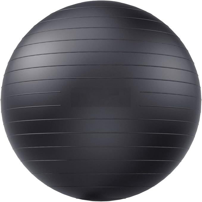 Yoga & Exercise Ball – Stability Ball for Fitness, Pregnancy & Office Use (Pump Included)